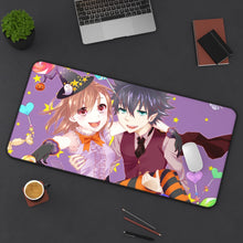 Load image into Gallery viewer, A Certain Scientific Railgun Mikoto Misaka Mouse Pad (Desk Mat) On Desk
