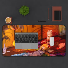 Load image into Gallery viewer, Fate/Zero Saber, Irisviel Von Einzbern Mouse Pad (Desk Mat) With Laptop
