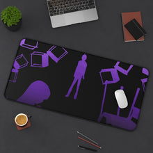 Load image into Gallery viewer, Purple Mouse Pad (Desk Mat) On Desk
