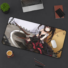 Load image into Gallery viewer, Kurumi Tokisaki Mouse Pad (Desk Mat) On Desk
