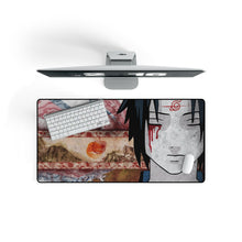 Load image into Gallery viewer, Uchiha Sasuke Mouse Pad (Desk Mat) On Desk
