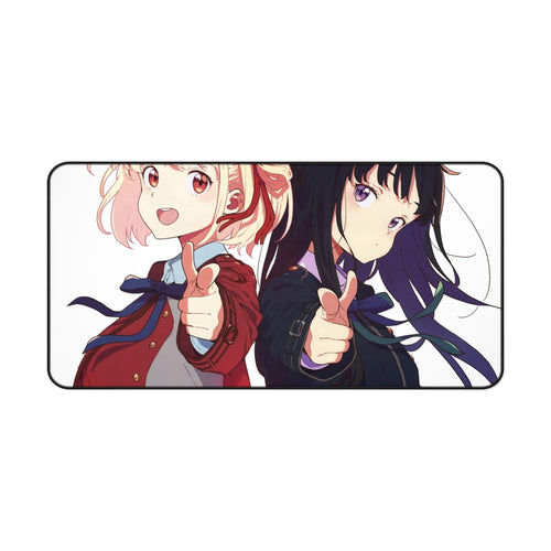 Lycoris Recoil Takina Inoue, Chisato Nishikigi Mouse Pad (Desk Mat)