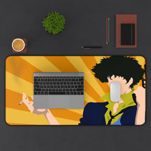 Load image into Gallery viewer, Cowboy Bebop Spike Spiegel Mouse Pad (Desk Mat) With Laptop
