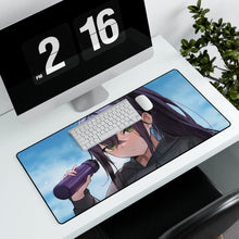 Load image into Gallery viewer, Anime Girl Mouse Pad (Desk Mat) With Laptop
