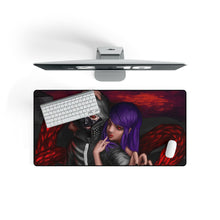 Load image into Gallery viewer, Tokyo Ghoul Ken Kaneki, Rize Kamishiro Mouse Pad (Desk Mat) On Desk
