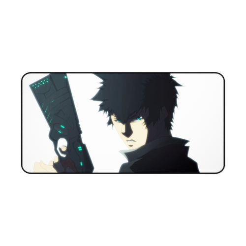 kougami with his dominator Mouse Pad (Desk Mat)