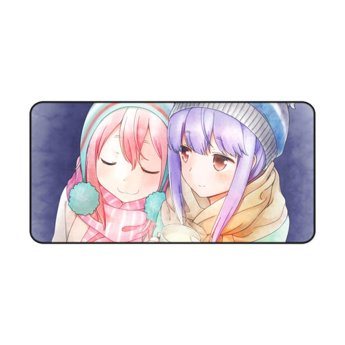 Laid-Back Camp by Mouse Pad (Desk Mat)
