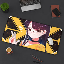 Load image into Gallery viewer, Komi Can&#39;t Communicate Komi Shouko Mouse Pad (Desk Mat) On Desk
