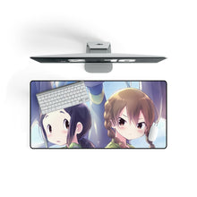 Load image into Gallery viewer, Dragon Pilot: Hisone and Masotan Mouse Pad (Desk Mat) On Desk
