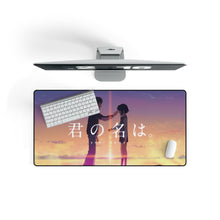 Load image into Gallery viewer, Kimi no na wa Mouse Pad (Desk Mat) On Desk

