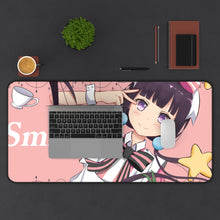 Load image into Gallery viewer, Blend S Maika Sakuranomiya Mouse Pad (Desk Mat) With Laptop
