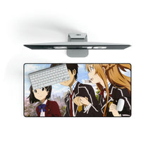 Load image into Gallery viewer, Kirito, Asuna and Leafa Mouse Pad (Desk Mat)
