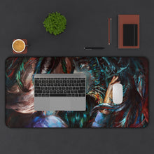 Load image into Gallery viewer, Howl&#39;s Moving Castle Mouse Pad (Desk Mat) With Laptop
