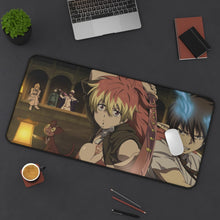 Load image into Gallery viewer, Ao No Exorcist Mouse Pad (Desk Mat) On Desk
