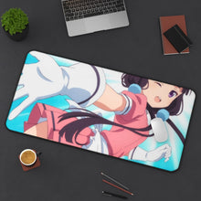 Load image into Gallery viewer, Blend S Maika Sakuranomiya Mouse Pad (Desk Mat) On Desk
