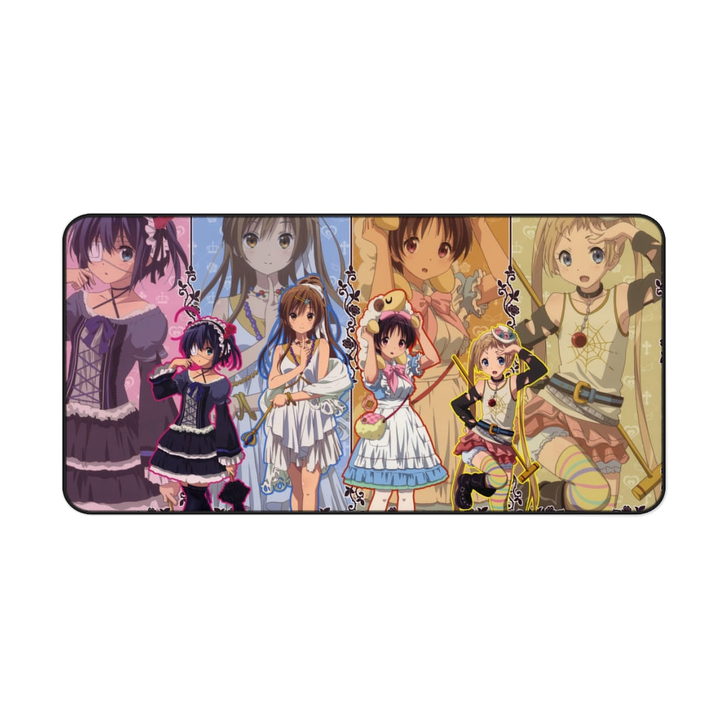 Love, Chunibyo & Other Delusions Rikka Takanashi, Sanae Dekomori, Shinka Nibutani, Kumin Tsuyuri Mouse Pad (Desk Mat)