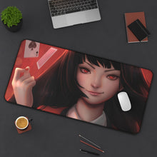 Load image into Gallery viewer, Kakegurui Yumeko Jabami Mouse Pad (Desk Mat) On Desk
