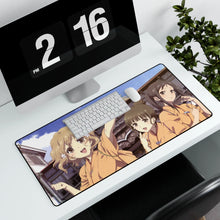 Load image into Gallery viewer, Hanasaku Iroha Mouse Pad (Desk Mat) With Laptop
