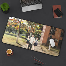 Load image into Gallery viewer, Hyouka Eru Chitanda, Mayaka Ibara Mouse Pad (Desk Mat) On Desk
