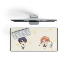 Load image into Gallery viewer, Aho Girl Yoshiko Hanabatake, Akuru Akutsu Mouse Pad (Desk Mat) On Desk
