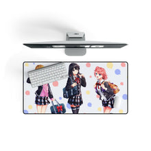 Load image into Gallery viewer, My Teen Romantic Comedy SNAFU Yukino Yukinoshita, Yui Yuigahama Mouse Pad (Desk Mat) On Desk
