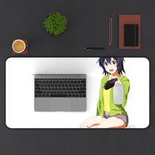 Load image into Gallery viewer, Gamers! Chiaki Hoshinomori Mouse Pad (Desk Mat) With Laptop
