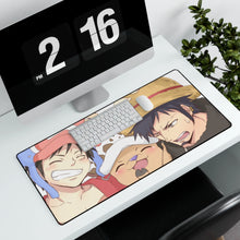 Load image into Gallery viewer, One Piece Monkey D. Luffy, Tony Tony Chopper Mouse Pad (Desk Mat) Background

