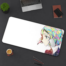 Load image into Gallery viewer, Houseki no Kuni - Diamond Mouse Pad (Desk Mat) On Desk
