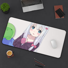 Load image into Gallery viewer, EroManga-Sensei Mouse Pad (Desk Mat) On Desk
