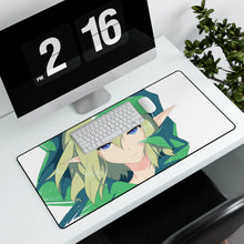 Load image into Gallery viewer, Is It Wrong to Try to Pick Up Girls in a Dungeon? Mouse Pad (Desk Mat) With Laptop
