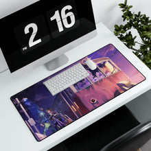 Load image into Gallery viewer, Anime Train Mouse Pad (Desk Mat) With Laptop
