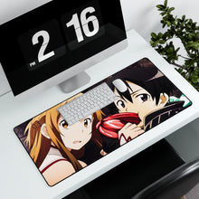 Load image into Gallery viewer, Kirito And Asuna Mouse Pad (Desk Mat)
