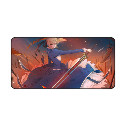 Saber (Fate Series) Mouse Pad (Desk Mat)