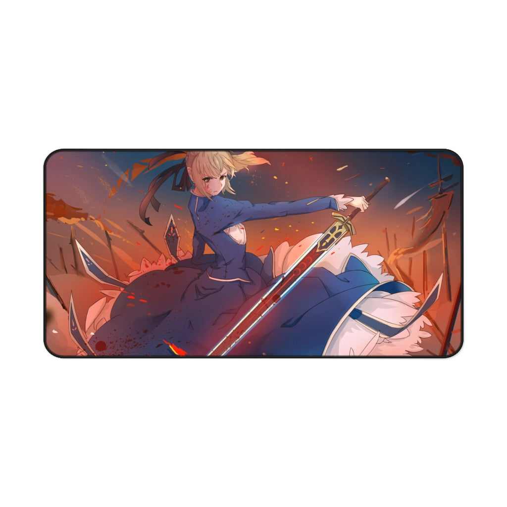 Saber (Fate Series) Mouse Pad (Desk Mat)