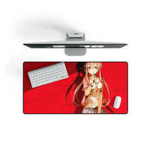 Load image into Gallery viewer, Mirai Nikki Yuno Gasai Mouse Pad (Desk Mat) On Desk
