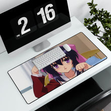 Load image into Gallery viewer, Omamori Himari Mouse Pad (Desk Mat) With Laptop
