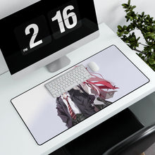 Load image into Gallery viewer, Darling in the FranXX Mouse Pad (Desk Mat) With Laptop

