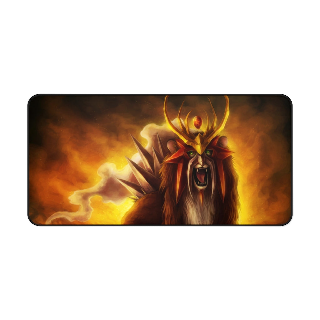 The holy guardian of the sacred fire Mouse Pad (Desk Mat)