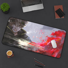 Load image into Gallery viewer, Black Clover Asta Mouse Pad (Desk Mat) On Desk
