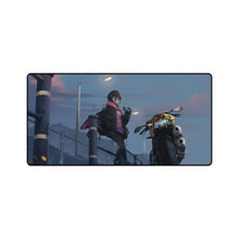 Load image into Gallery viewer, Anime, Girl, Motorcycle, Mouse Pad (Desk Mat)
