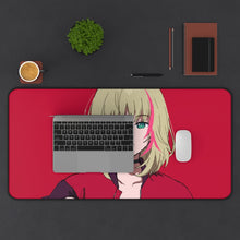 Load image into Gallery viewer, Wonder Egg Priority Rika Kawai Mouse Pad (Desk Mat) With Laptop
