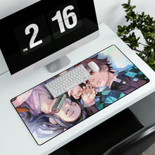 Load image into Gallery viewer, Nezuko, Tanjiro, Demon Slayer, Kimetsu no Yaiba, Mouse Pad (Desk Mat)
