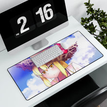 Load image into Gallery viewer, Is It Wrong to Try to Pick Up Girls in a Dungeon? Mouse Pad (Desk Mat) With Laptop
