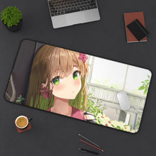 Load image into Gallery viewer, Anime Girl Mouse Pad (Desk Mat) On Desk
