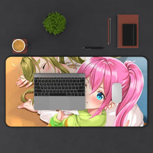 Load image into Gallery viewer, Laid-Back Camp by Mouse Pad (Desk Mat) With Laptop
