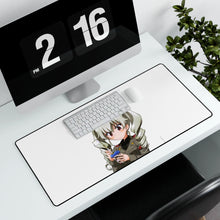 Load image into Gallery viewer, Girls und Panzer Mouse Pad (Desk Mat) With Laptop
