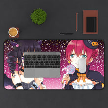 Load image into Gallery viewer, Blend S Maika Sakuranomiya, Miu Amano Mouse Pad (Desk Mat) With Laptop
