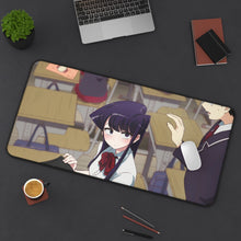 Load image into Gallery viewer, Komi Can&#39;t Communicate Komi Shouko, Tadano Hitohito Mouse Pad (Desk Mat) On Desk
