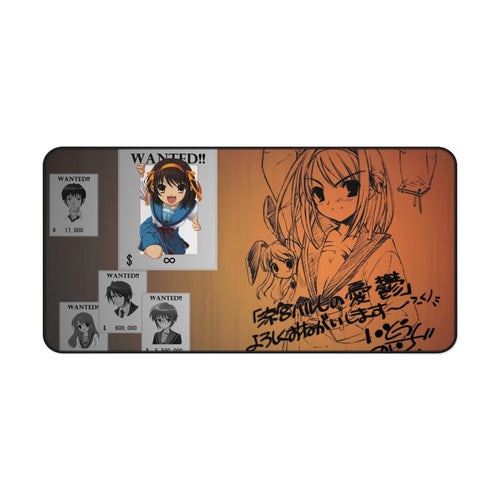 The Melancholy Of Haruhi Suzumiya Mouse Pad (Desk Mat)