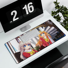 Load image into Gallery viewer, Charlotte Nao Tomori, Yusa Kurobane Mouse Pad (Desk Mat) With Laptop
